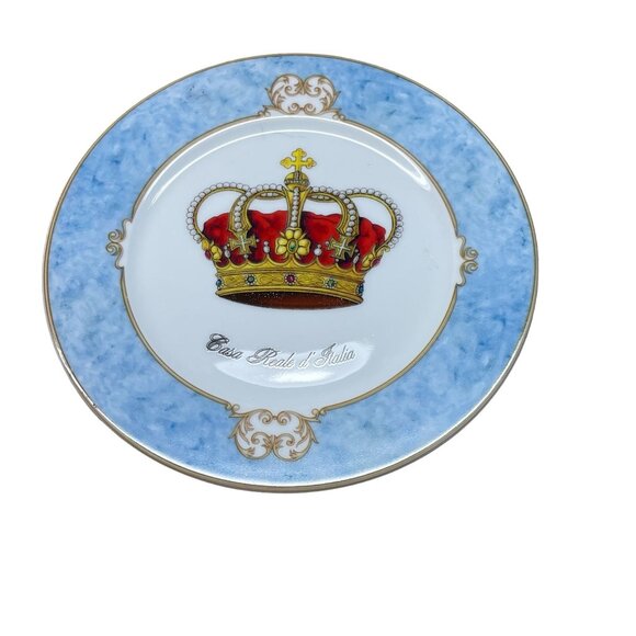 Email de Limoges St. Martin Casa Reale DItalia Plate With Royal Crown Design - Picture 3 of 6